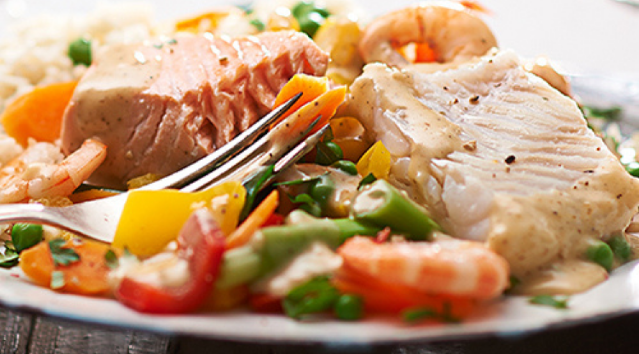 2erlei Schlemmerfisch mit Currygemüse