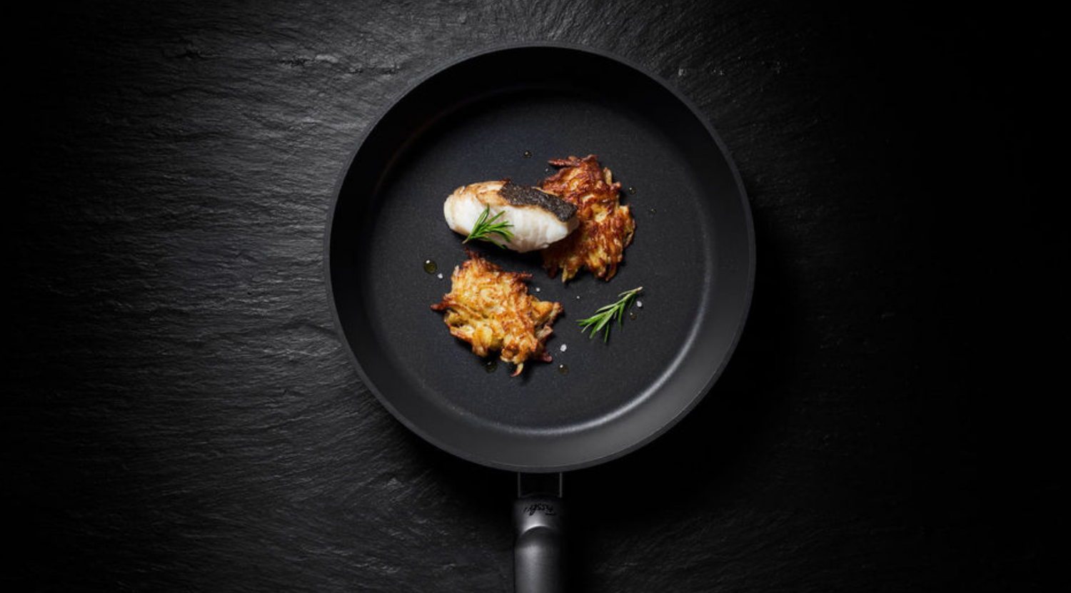 Kabeljaufilets mit Kartoffelrösti