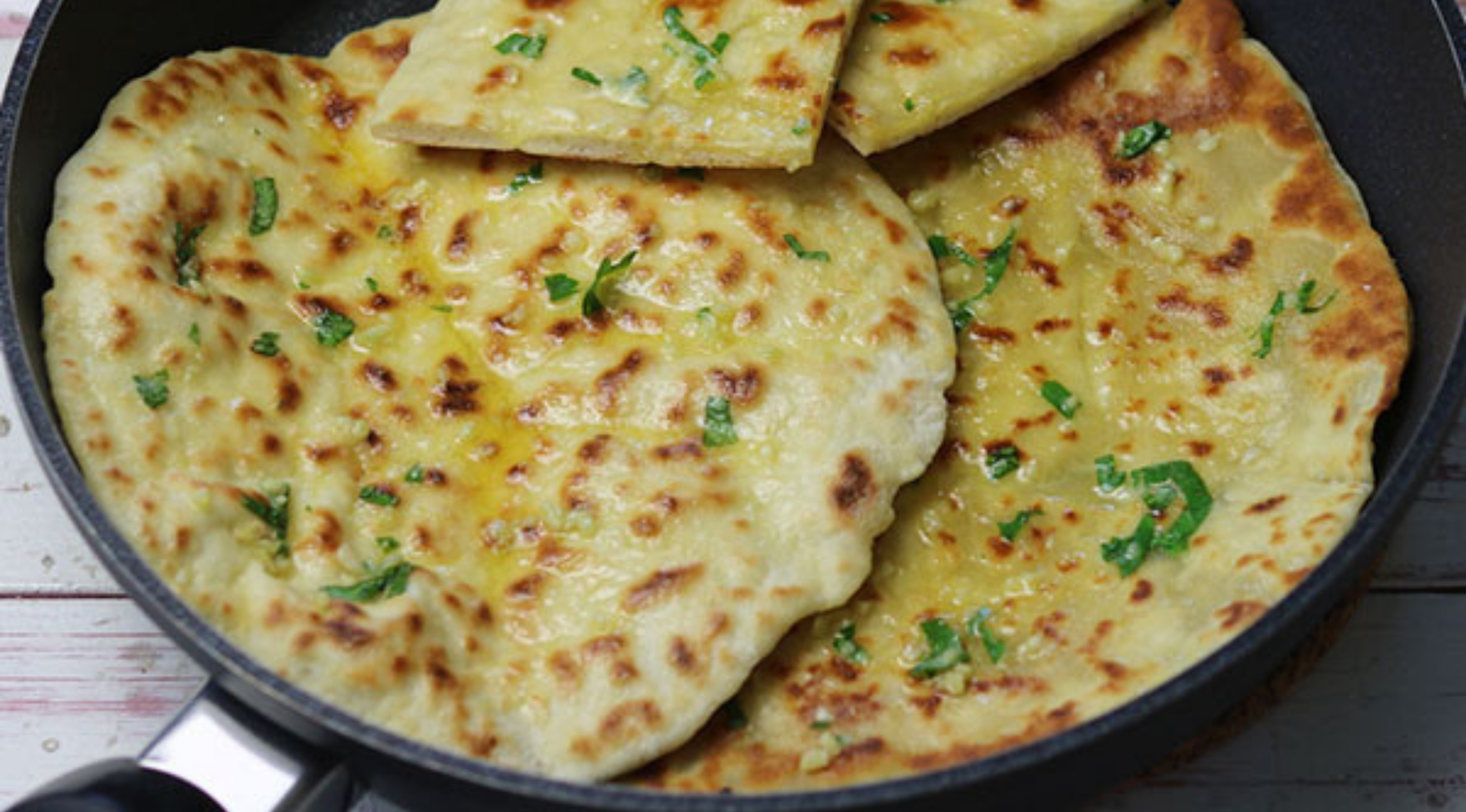 Knoblauch Pfannenbrot