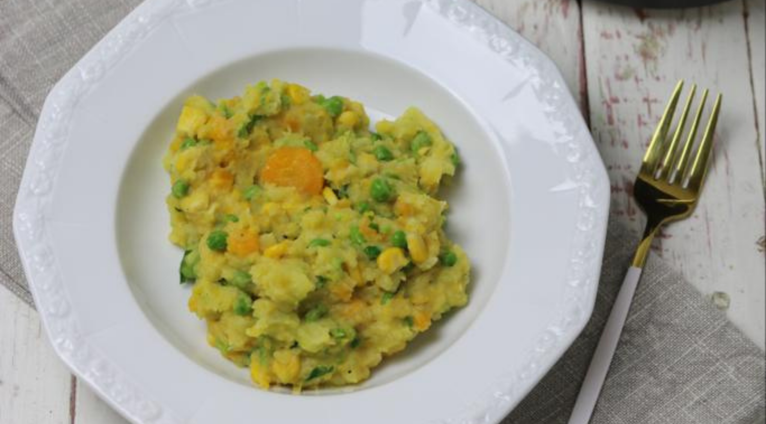 Kunterbunter Gemüsestampf