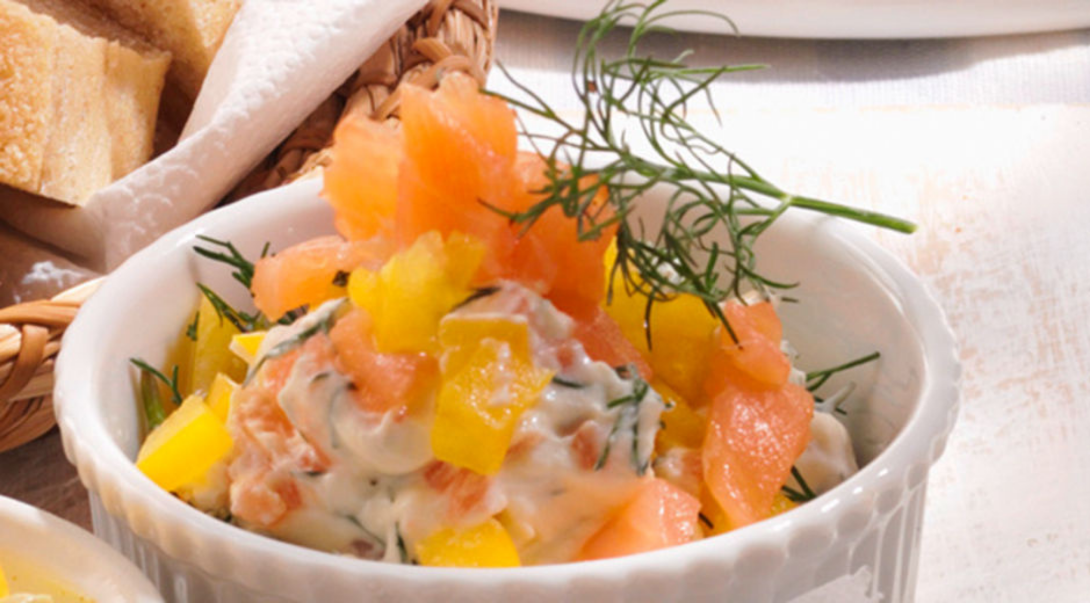 Rezept: Lachsfrischkäse mit Paprika & Dill | Fissler Rezept: Lachsfrischkäse mit Paprika & Dill | Fissler