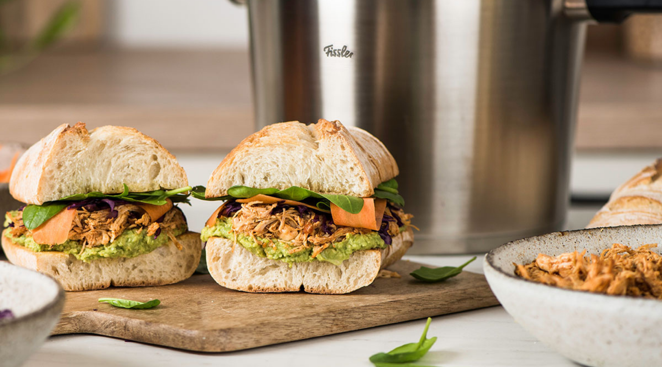 Pulled Chicken Sandwich