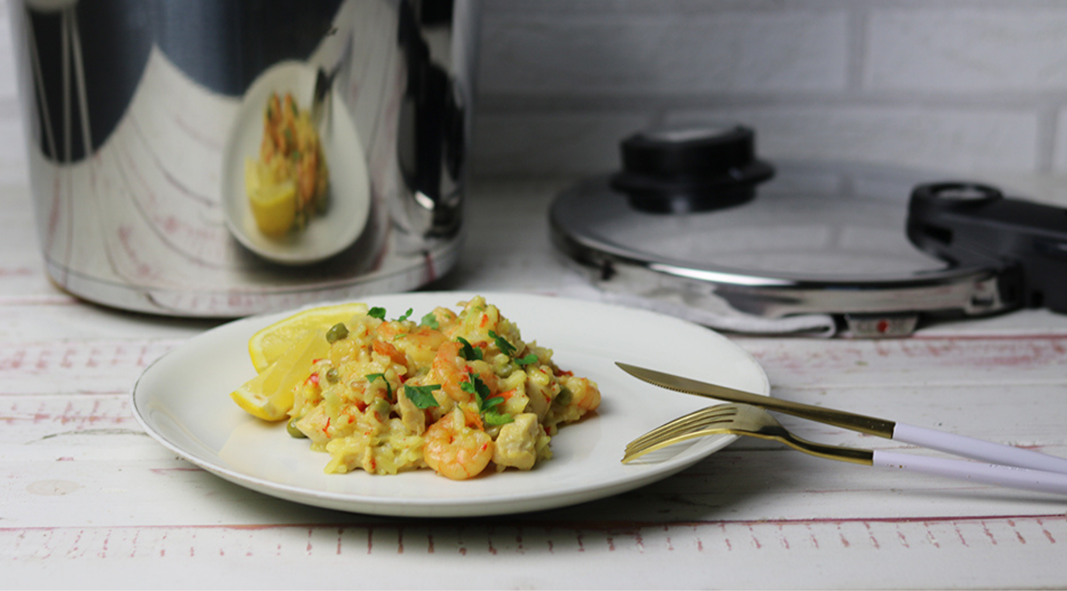 Blitz-Paella im Schnellkochtopf