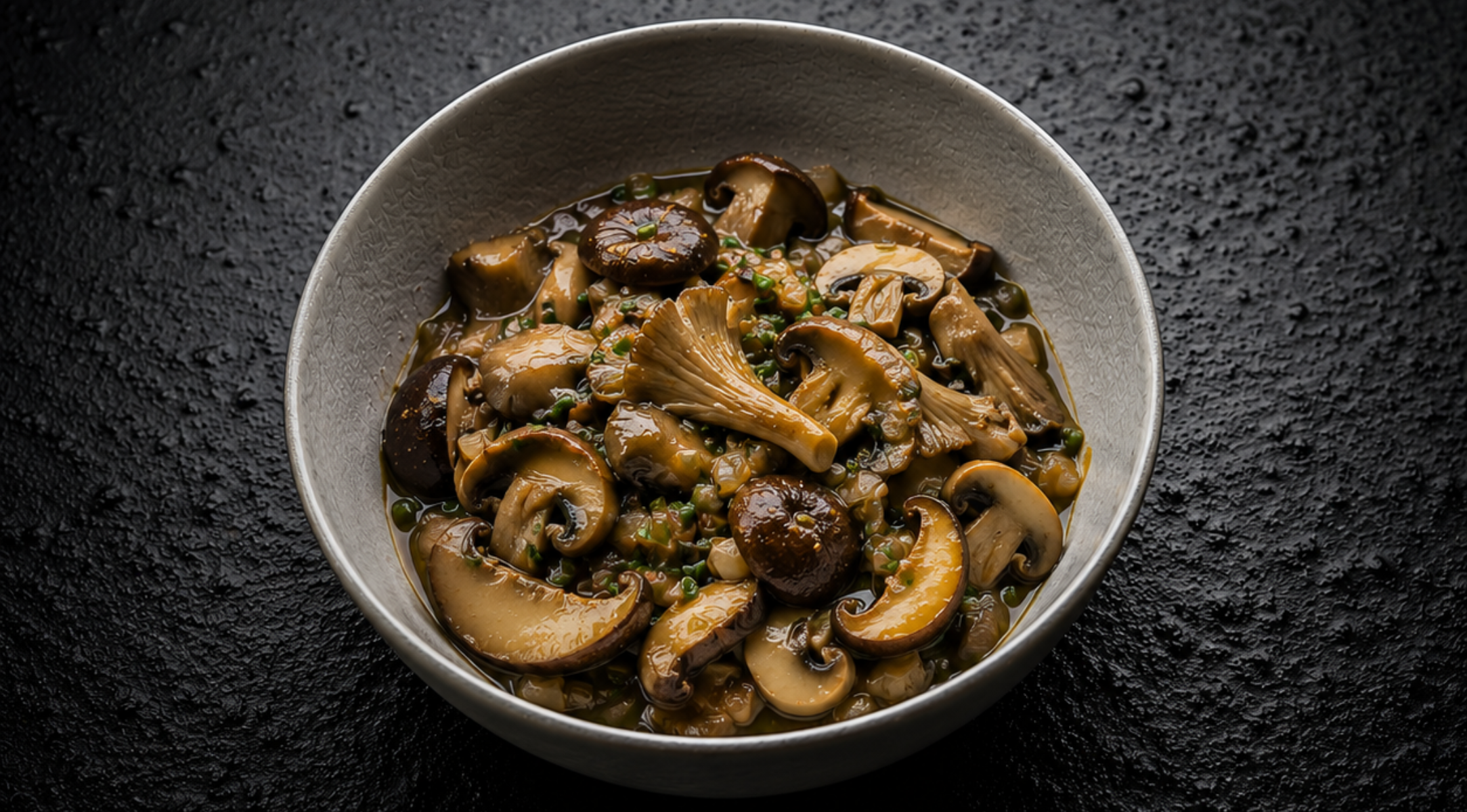 Süß-saures Schwammerlragout