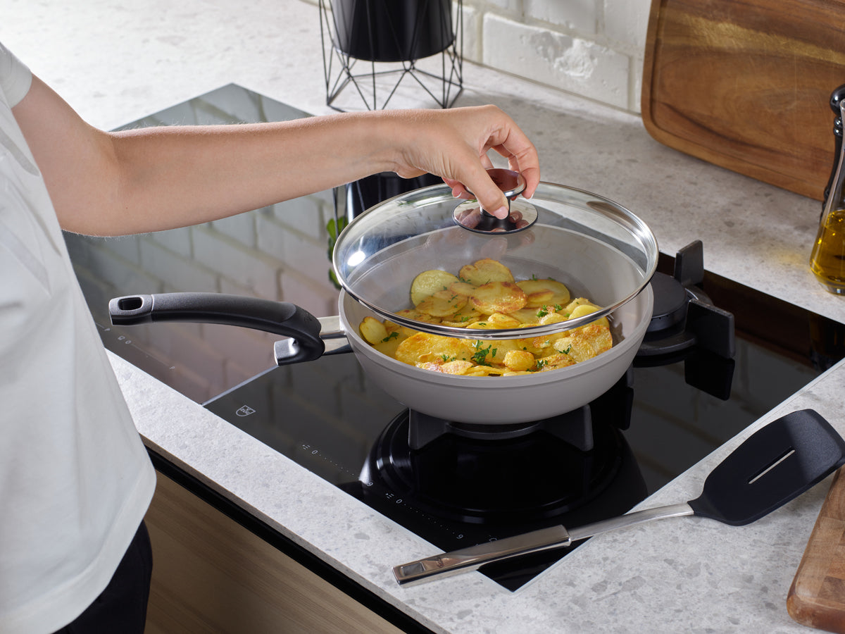 Ceratal® Comfort Pfannen-Set 24 & 28 cm mit Glasdeckeln