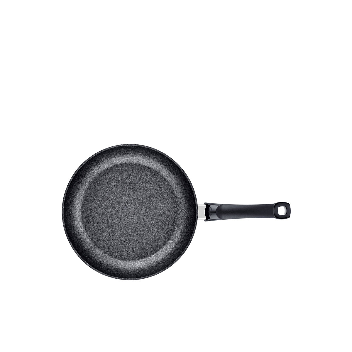 Fissler Adamant® Classic 2-pc. pan set, non-stick, black, top view. Made in Germany precision and timeless quality.