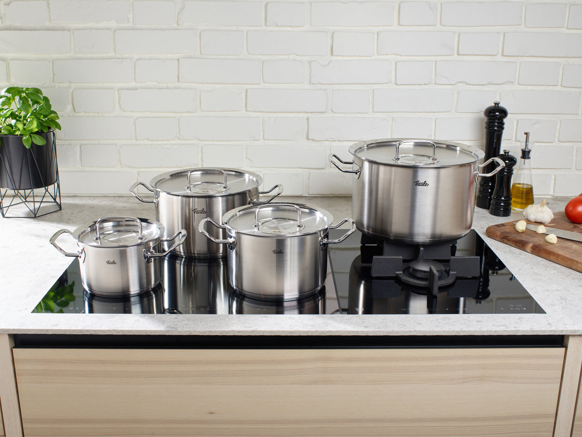 Original-Profi Collection® 5-teiliges Topfset mit Servierpfanne