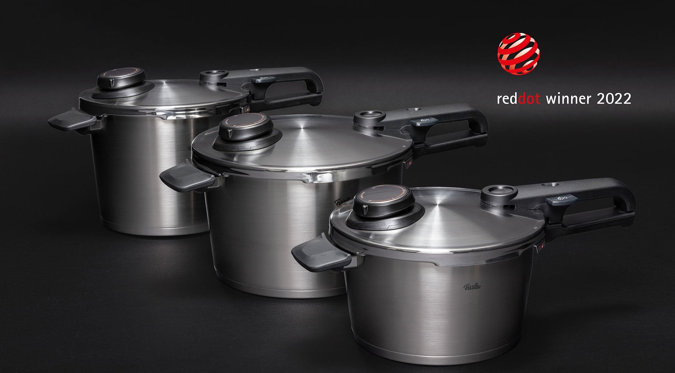 Ausgezeichnetes Design: Fissler kann die Jury des Red Dot Design Awards gleich dreimal überzeugen.