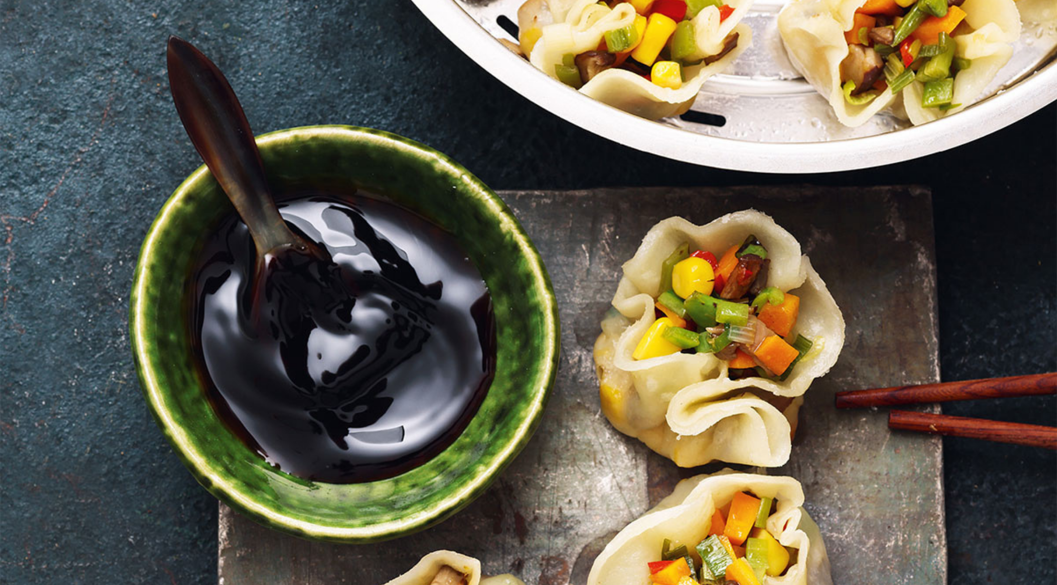Dim Sum mit Gemüse