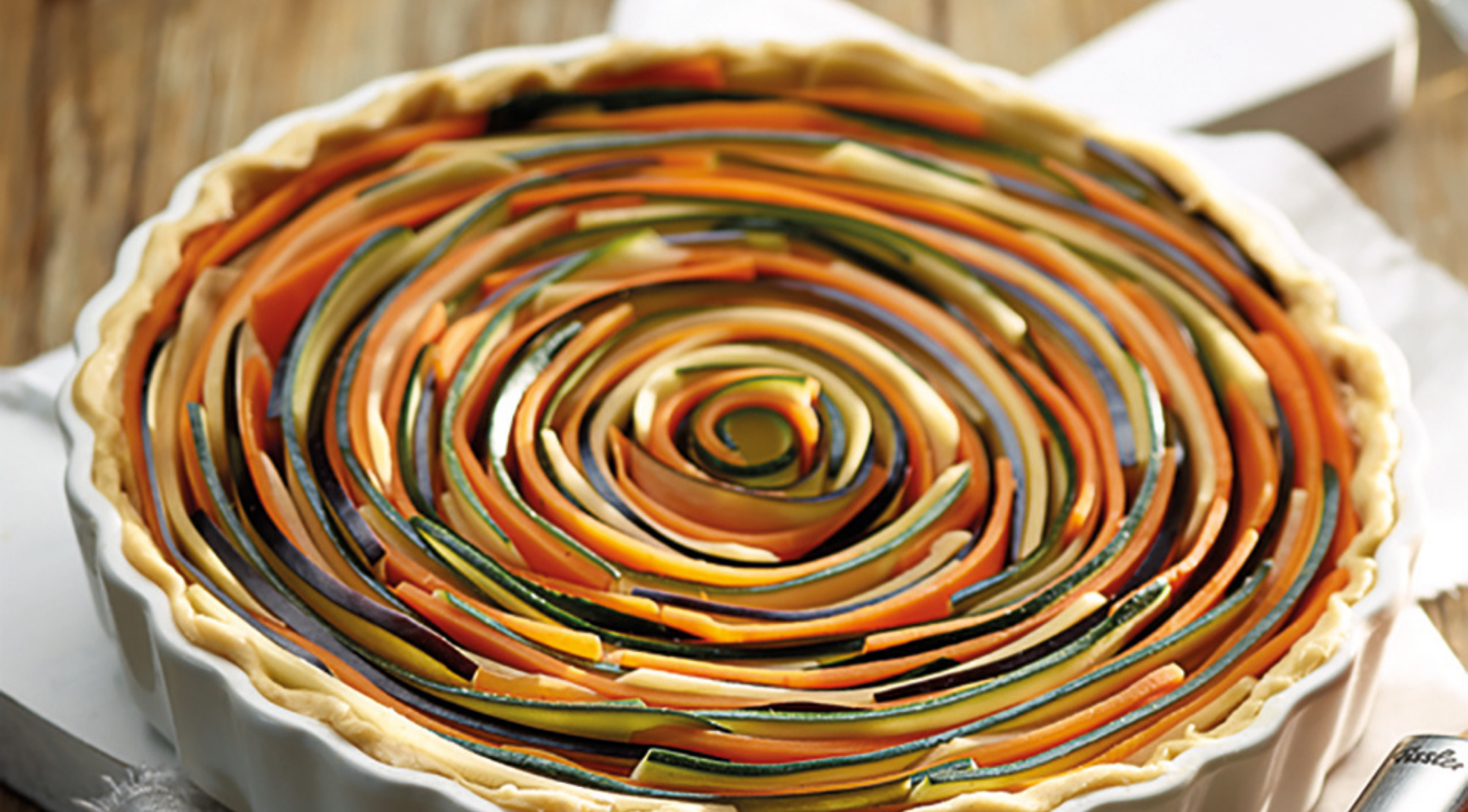 Regenbogen-Quiche
