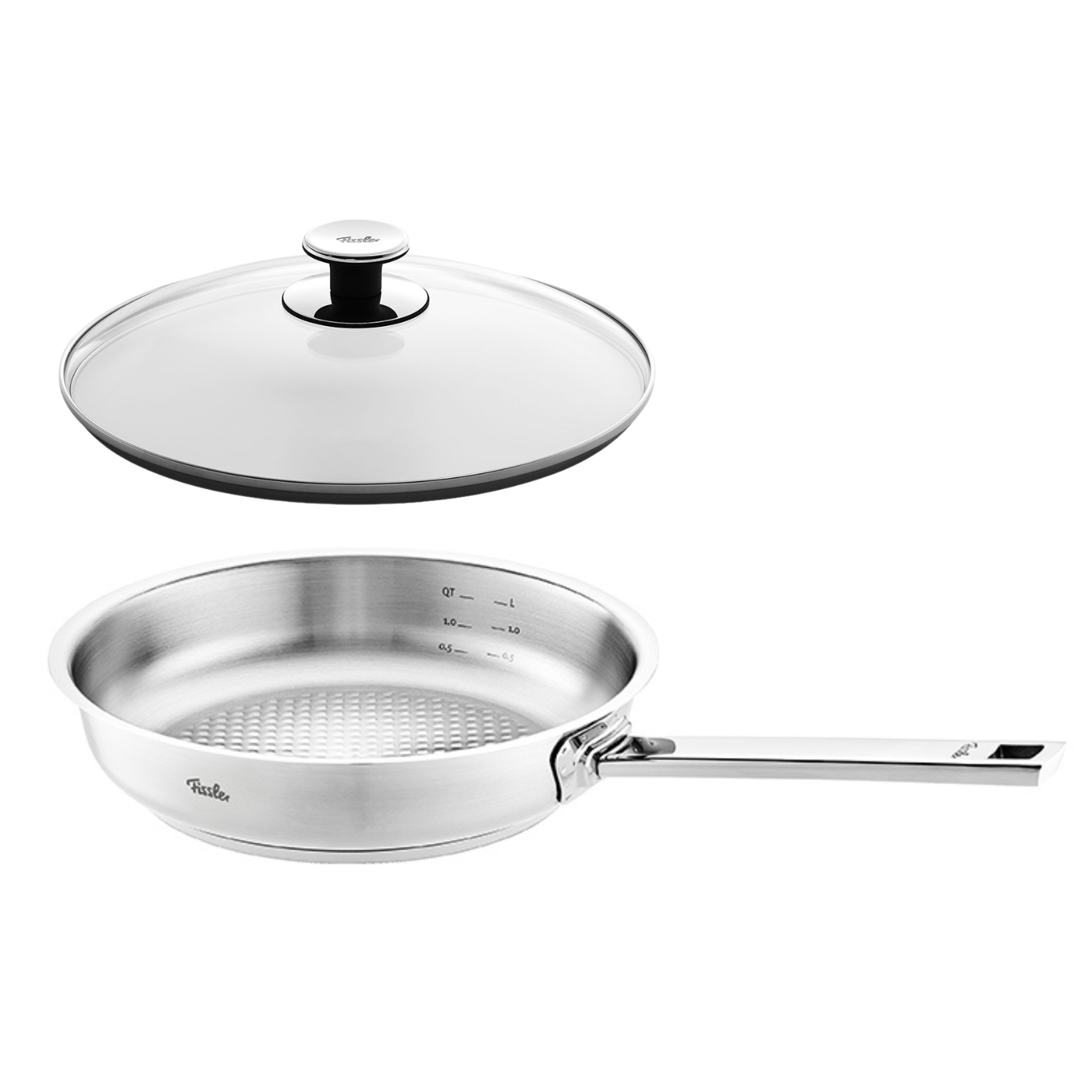 Original-Profi Collection® Stielpfanne 24cm mit Glasdeckel