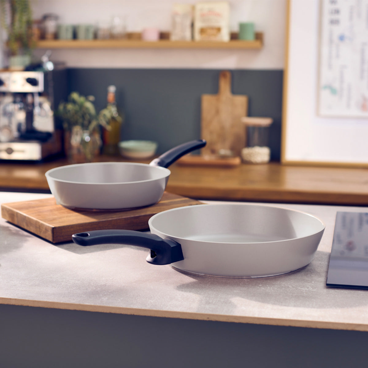 Ceratal® Evo Comfort 2-Pc. Frying Pan Set, 24 cm & 28 cm | Fissler