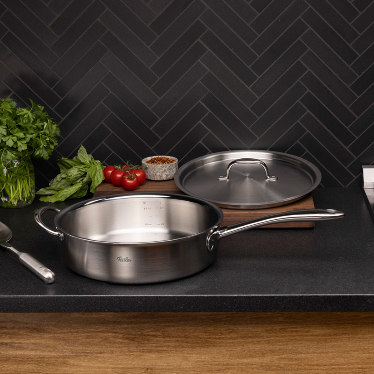 M5 Pro-Ply® Sautépfanne mit Metalldeckel